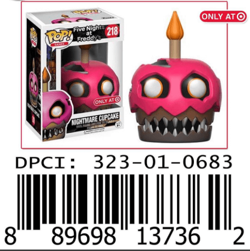 Nightmare Cupcake (Target Exclusive) UPC/DPCI info. These should start arriving mid-June. 
