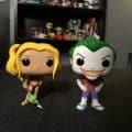 Better look at the Hot Topic Exclusive Cheshire Cat Dorbz and Joker & Harley 2 Pack