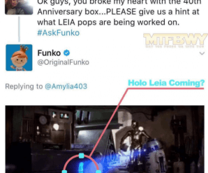 Funko Pop!: Teaser Star Wars Holo Leia