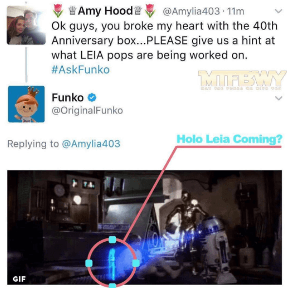 Funko Pop! Holo Leia