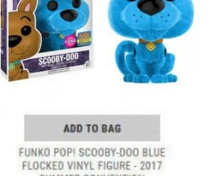 Box Lunch Placeholder: Scooby-Doo Blue Flocked SDCC