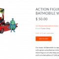New at Funko-Shop.com ACTION FIGURE: RED BATMOBILE WITH BATMAN – Live!