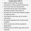 Funko Q&A 7/6/17