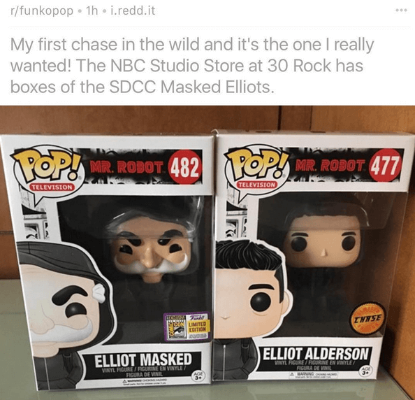  SDCC exclusive Elliot masked