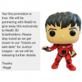Unmasked Flash will be given away with Justice League tickets at Regal theaters!