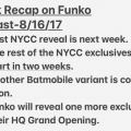 Funko Funkast 8/16/2017 Recap