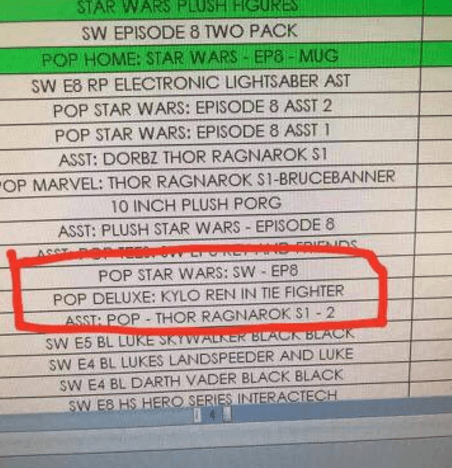 Funko Pop! Star Wars: 2 pack + Kylo Ren Pop Deluxe spotted in Toys'r'us System