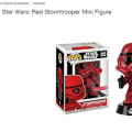 Funko POP Star Wars: Red Stormtrooper Mini Figure Target REDCard Exclusive [Placeholder Link] 10/1