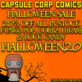 Capsule Corp Comics: Halloween Sale!