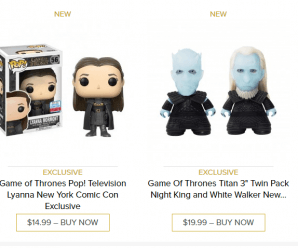 2017 NYCC Funko Game of Thrones and Westworld up on HBO.com