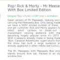 Funko Pop! Rick & Morty – Mr Meeseeks With Box Limited Edition – Live on FPI