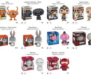 Funko Pop!s and Dorbz added to The Vault on 11/20/17