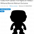 Funko POP! Games: Five Nights at Freddy’s – Withered Bonnie Walmart Exclusive (Place Holder)