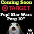 A 10 inch Porg Funko Pop is coming soon to Target!