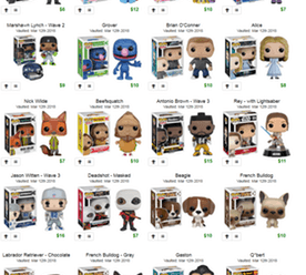 Funko Pop!s added to The Vault 3/12/18