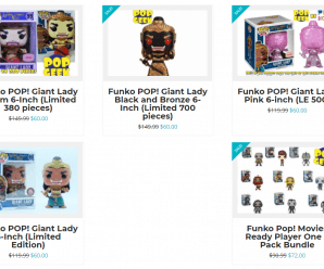 Funko Pop! Giant Lady Normal, Cream, Black/Bronze or Pink for $60 on PopGeekCollectibles.com