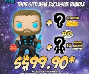 Funko Marvel Infinity War : Thor (GITD) – Asia Exclusive Bundle – Restock on SimplyFunko.com