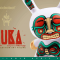 New KUBA 5″ Dunny by Mike Fudge Available Now in Two Collectible Limited Edition Colors at Kidrobot.com