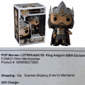 Barnes and Noble Exclusive Funko Pop!  LOTR – King Aragorn is Available for In Store Order with UPC