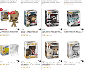 Tons of Exclusive Funko Pop!s Available on EMP.CO.UK