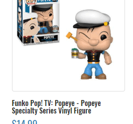 Sponsor: Popeye, Hellboy w/ Crown and Krypto Specialty Series (In Stock!) 10%  off Coupon