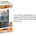 Funimation Exclusive Funko Pop DBS Metallic Whis will be $20 at Booth #4135: 3 per person