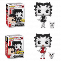 First look at Entertainment Earth Exclusive black and white Funko Pop Betty Boop & Pudgy with chase