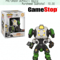 Funko pop Overwatch GameStop Exclusive Orisa (OR-15) can now be pre ordered IN STORE. It should be available ONLINE soon.