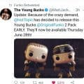Young Bucks Hot Topic Exclusive Funko Pop! being released early, THIS THURSDAY 6/28, online AND in store