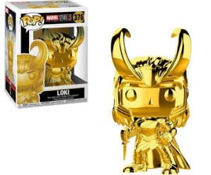 First Look at Funko Pop! Marvel Studios Gold Chrome Loki and Iron Man