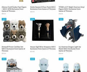 SDCC 2018 Game of Thrones Funko Exclusives Live on HBOShop.com