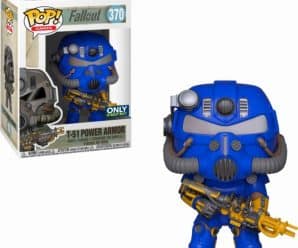 First look at Best Buy Exclusive Fallout Blue T-51 Power Armor Funko Pop