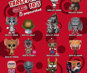 Here’s a compiled list of the Funko Pop Target exclusives with their DPCI info for Friday, 10/5!