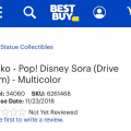 Funko Pop Drive Form Sora is coming soon! Potential Best Buy exclusive