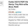 Tiny Rick with guitar exclusive Funko Pop is coming soon! Spotted on Amazon UK.