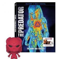Target exclusive predator Funko Pop and movie bundle, Red Card Only