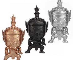 First look at gold, black and silver Tossakan Funko Pops available Sunday in Thailand