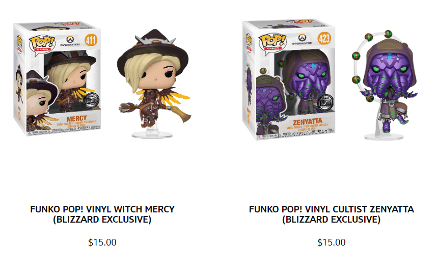 Games Overwatch Mercy Witch Blizzard Exclusive Nuovo #heroes Funko Pop 