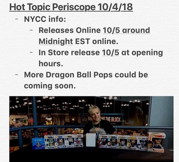 Hot Topic Periscope 10/4/2019 NYCC