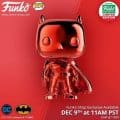 On the 9th Day of Funko-Shop’s  12 Days of Christmas they brought to us.. Red Chrome Batman