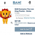 BAM exclusive Simba Funko plush is up for preorder!