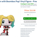 DC Heroes Harley Quinn with Boombox Funko Pop! Vinyl Figure – Previews Exclusive – Live