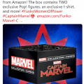 Captain Marvel Collector Corps Funko subscription box exclusively from Amazon!