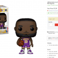 LeBron James Los Angeles Lakers Funko Exclusive POP Figurine – Live