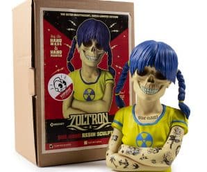 Kidrobot.com Exclusive (Tattoo Edition)Sue Nami Resin Art Figure by ZOLTRON Drops in 30 Minutes on Kidrobot.com