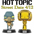 Hot Topic will be releasing their shared Funko Pop Star Wars Celebration Exclusives on April 12th!