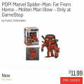 POP! Marvel Spider-Man: Far From Home – Molten Man Glow – Only at GameStop by Funko – Live
