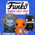 Entertainment Earth has several Funko Pops on a Buy 1, Get 1 50% off promo! Sale ends April 23rd.