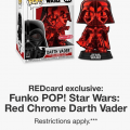 Target/Redcard Exclusive Funko Pop Star Wars Red Chrome Darth Vader is releasing on May 4th!