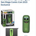Pre-Order SDCC/PX Previews Exclusive GITD Pickle Rick Funko Pop at Entertainment Earth!